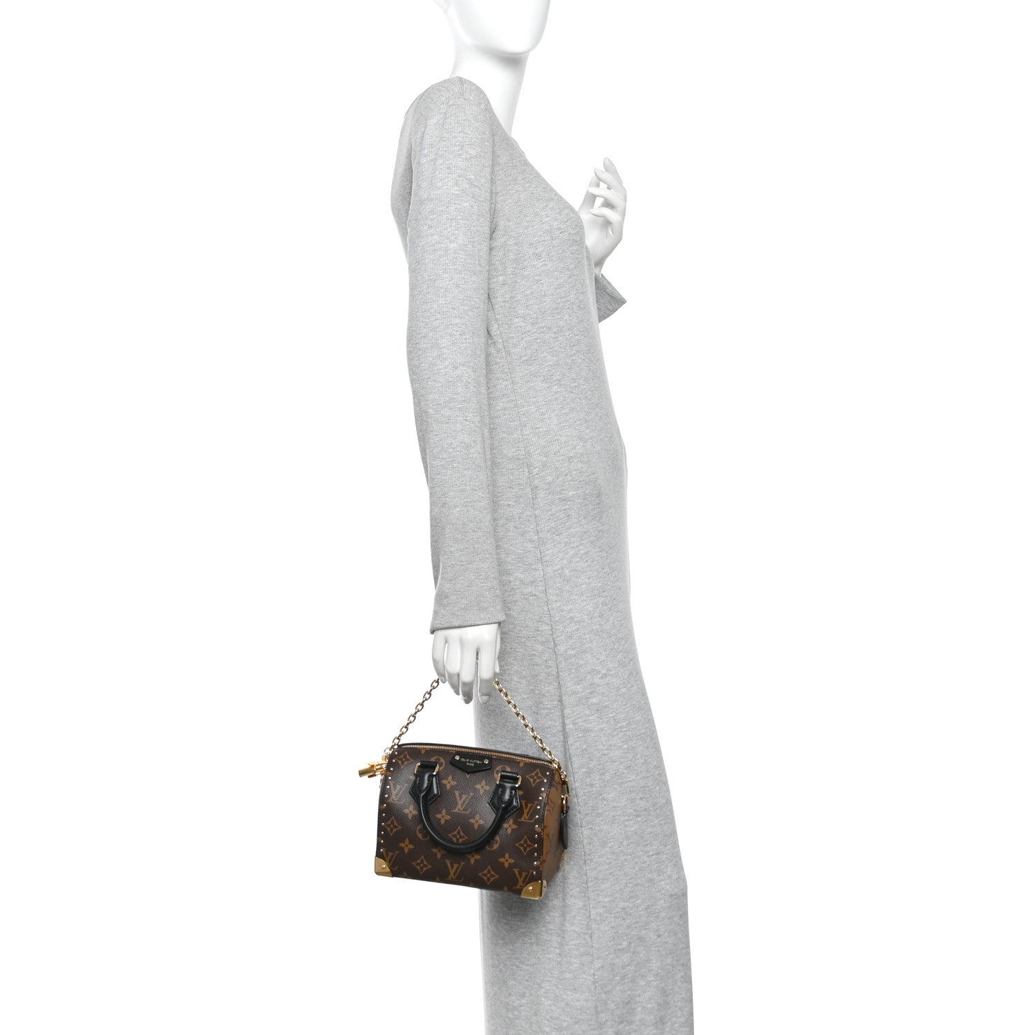 Louis Vuitton Reverse Monogram Speedy Trunk 20 2 of 9