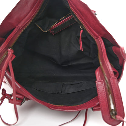 Balenciaga Agneau Classic Hardware City Cassis 4 of 10