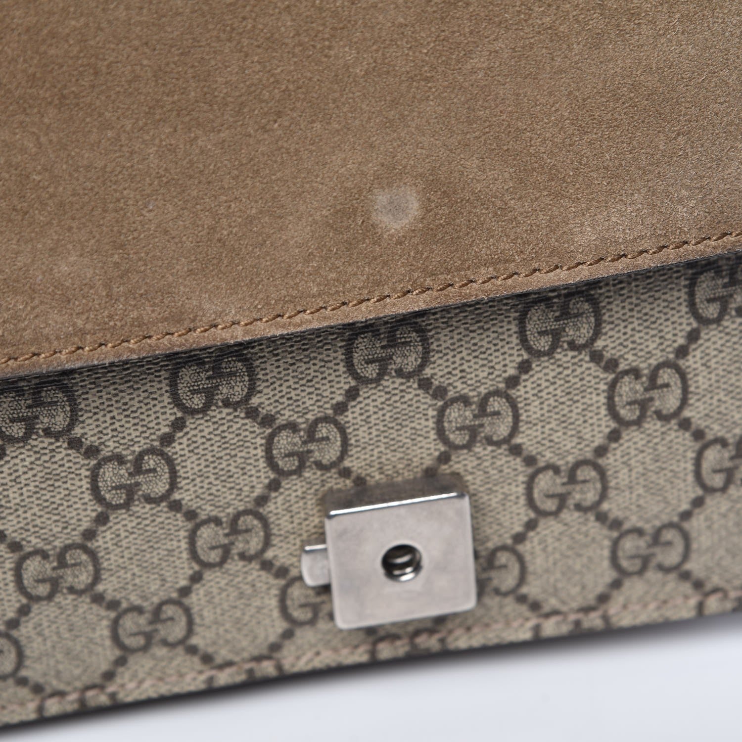 Gucci GG Supreme Monogram Mini Dionysus Shoulder Bag Taupe 10 of 12