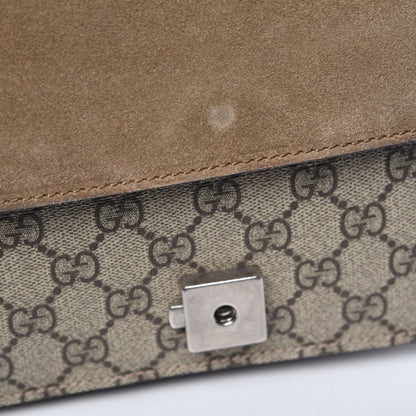 Gucci GG Supreme Monogram Mini Dionysus Shoulder Bag Taupe 10 of 12