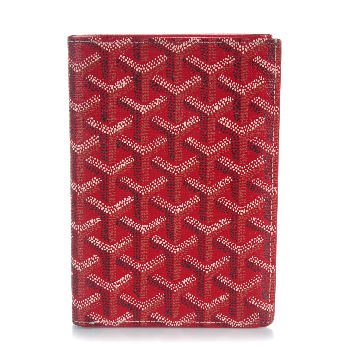 Goyardine Bi-Fold Wallet Red
