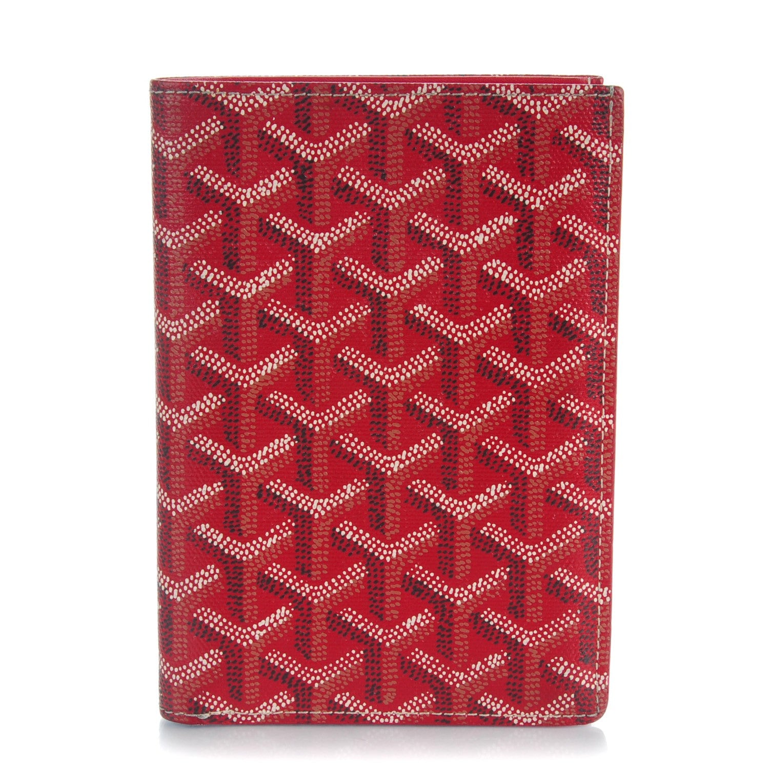 Goyard Goyardine Bi-Fold Wallet Red 1 of 9