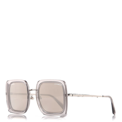 Chanel Mirror Square Sunglasses 4240 Grey 1 of 6