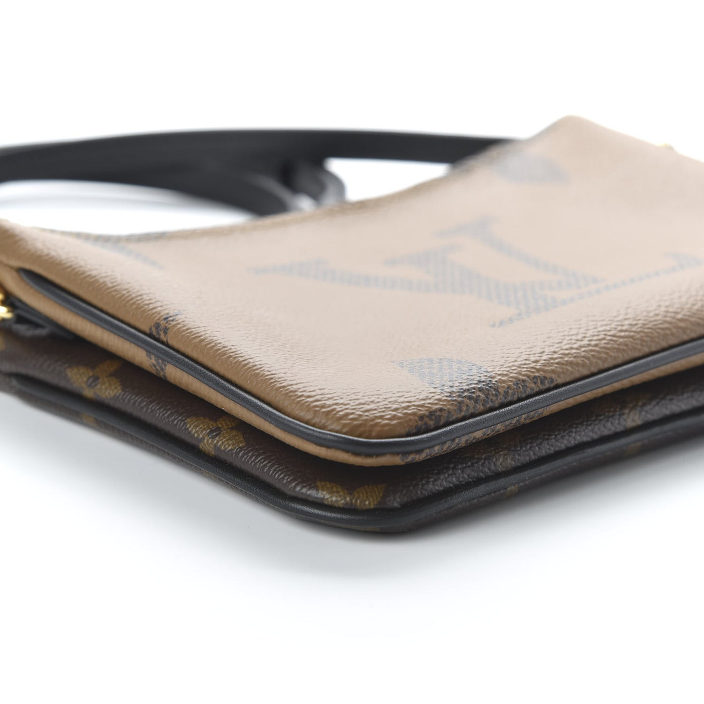 Reverse Monogram Giant Double Zip Pochette