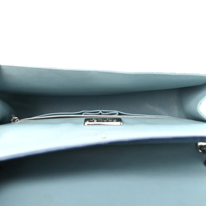 Chanel Alligator Ombre Jumbo Double Flap Blue 5 of 17