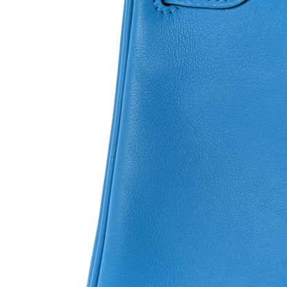 Hermes Swift Birkin 25 Bleu Frida 13 of 14