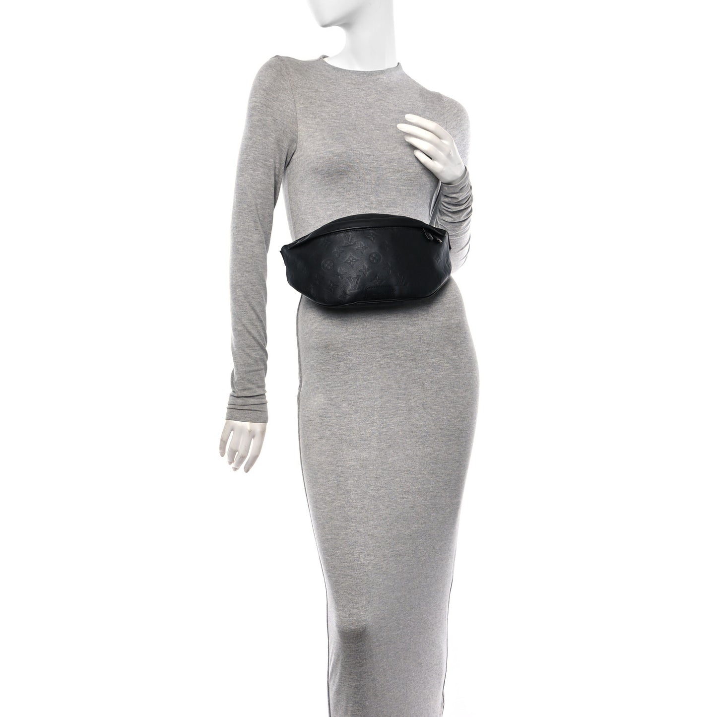 Calfskin Monogram Shadow Discovery Bumbag Black