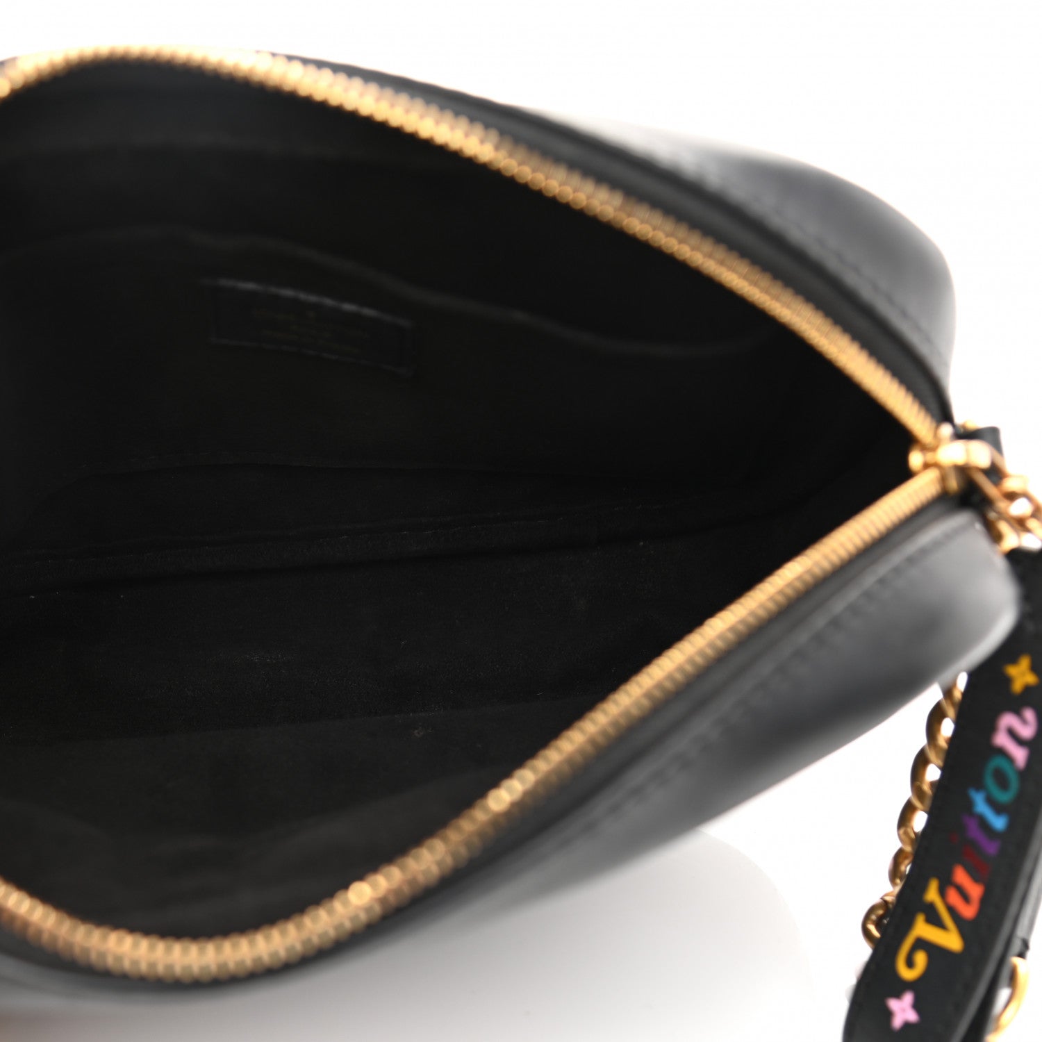 Louis Vuitton Calfskin New Wave Camera Bag Black 5 of 10