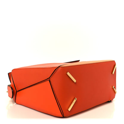 Loewe Calfskin Medium Puzzle Bag Orange Multi 4 of 10