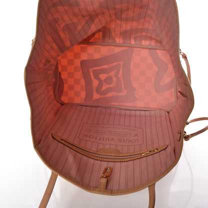 Louis Vuitton Damier Azur Tahitienne Neverfull MM 7 of 9