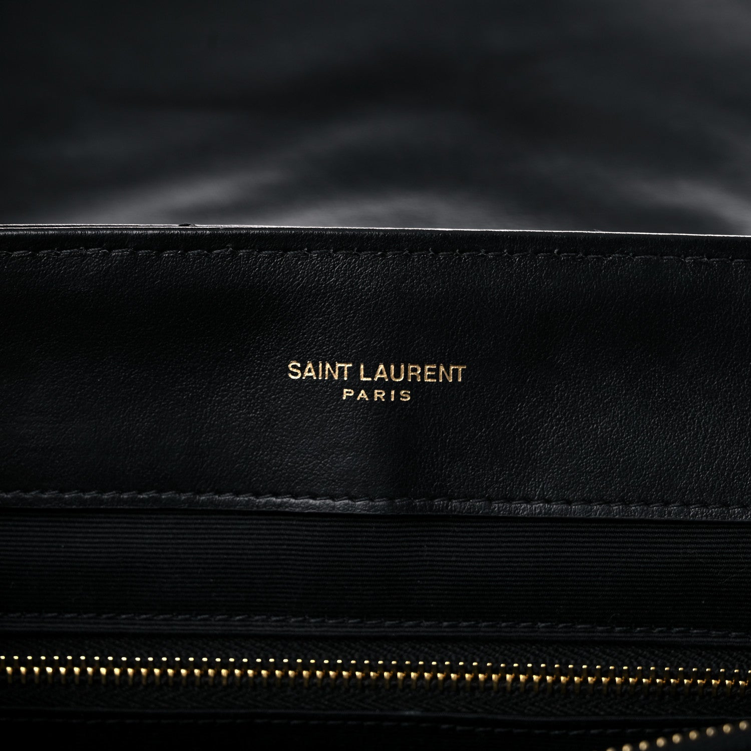 Saint Laurent Calfskin Y Quilted Monogram Large Loulou Chain Satchel Black 6 of 15
