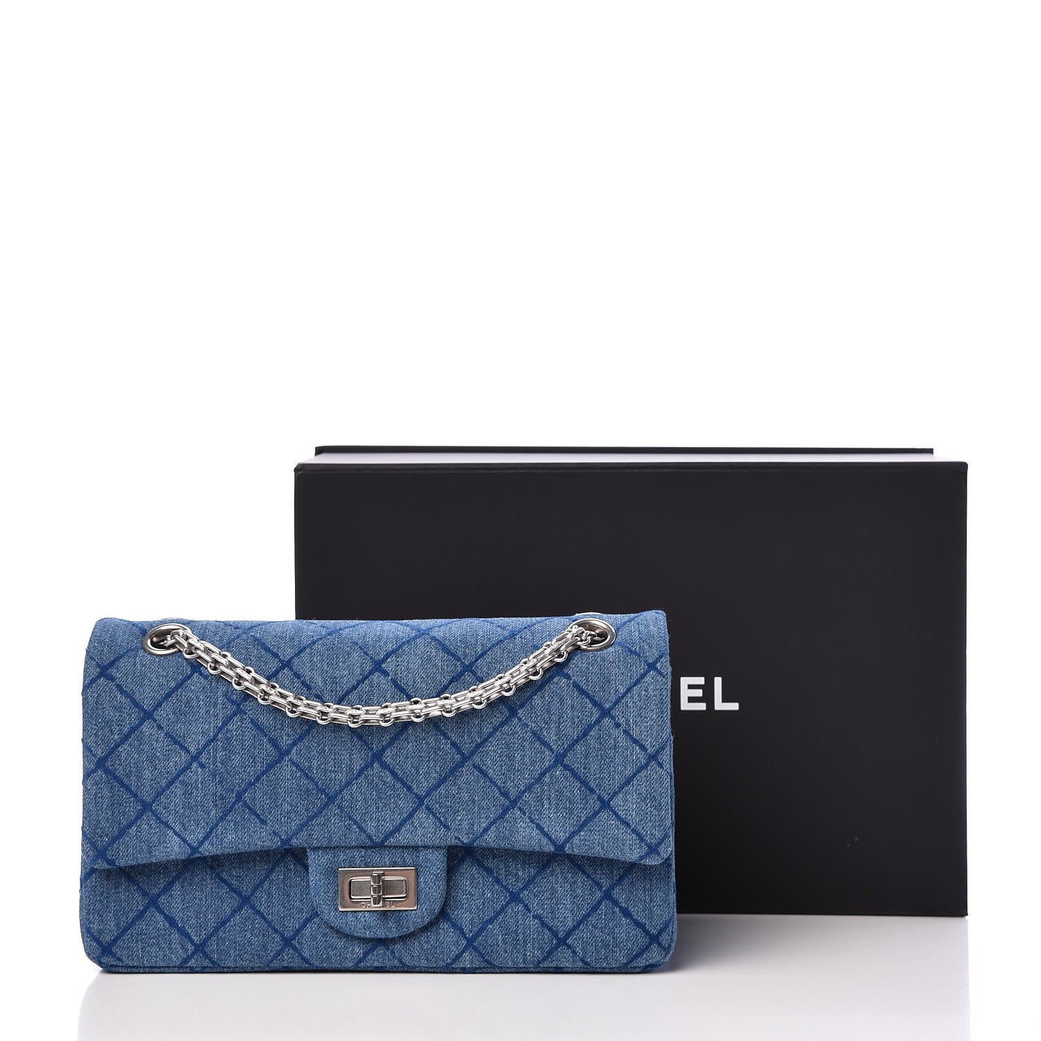 Chanel Denim 2.55 Reissue 225 Flap Blue 11 of 11