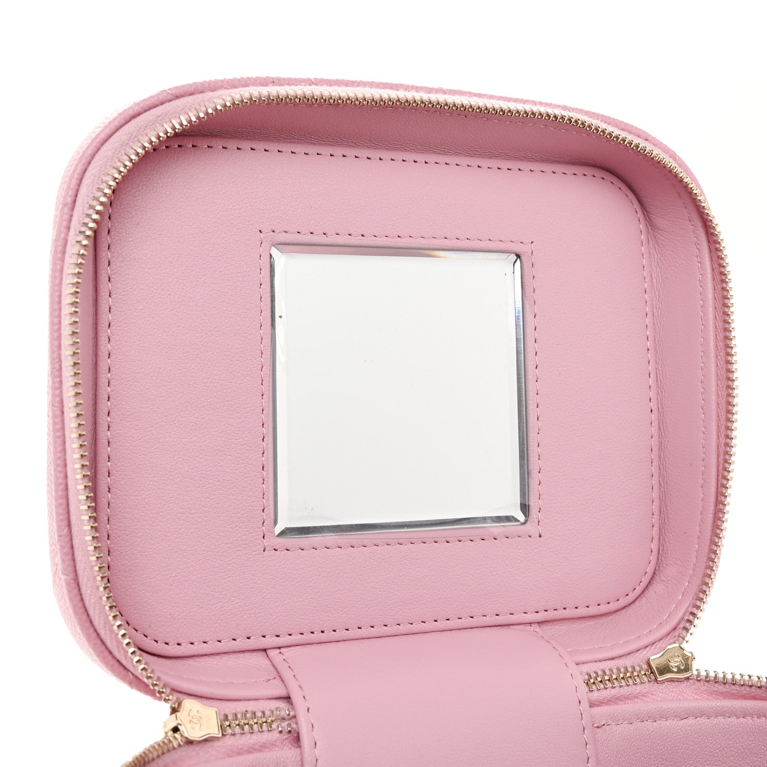 Chanel Caviar Quilted Small CC Vanity Case Pink 11 of 11