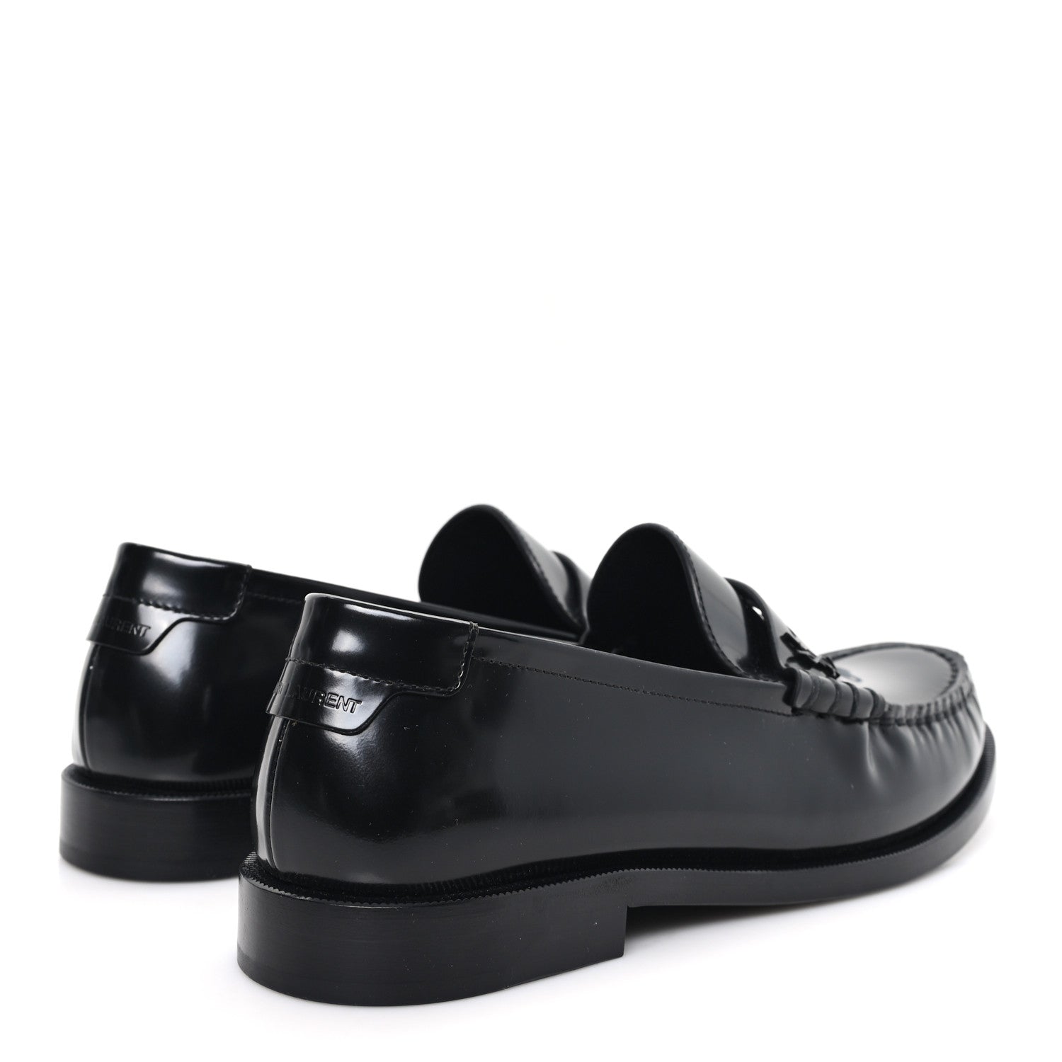 Saint Laurent Magnum Calfskin Le Loafer 15 Moccasin 38 Black 5 of 9
