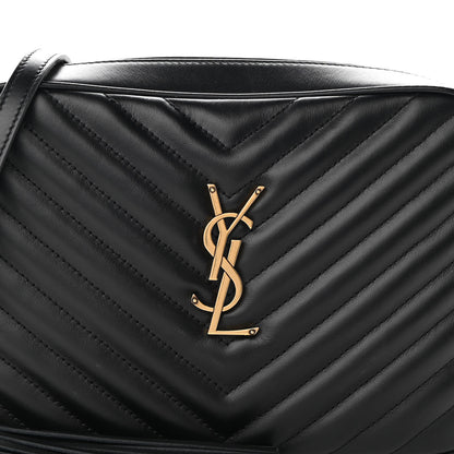 Saint Laurent Calfskin Matelasse Monogram Lou Camera Bag Black 7 of 8