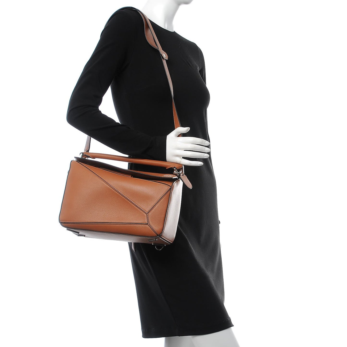 Calfskin Puzzle Bag Tan