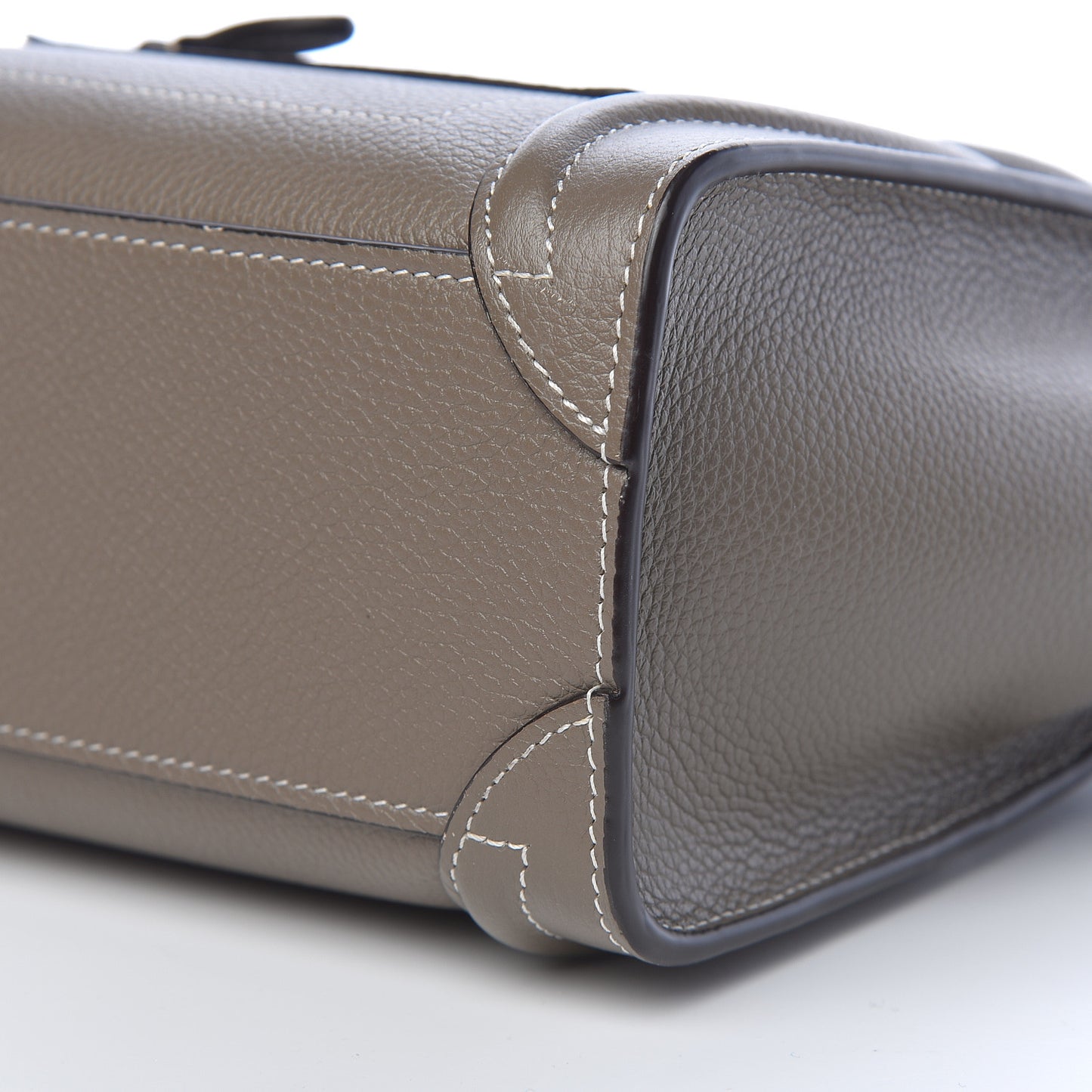 Drummed Calfskin Nano Luggage Souris