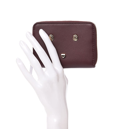 Mulberry Silky Calf Cara Delevigne Zip Around Small Wallet Oxblood 2 of 9