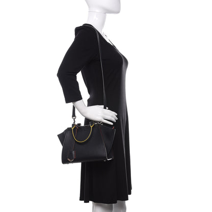 Fendi Vitello Dolce Mini 3jours Tote Blue Notte 2 of 10