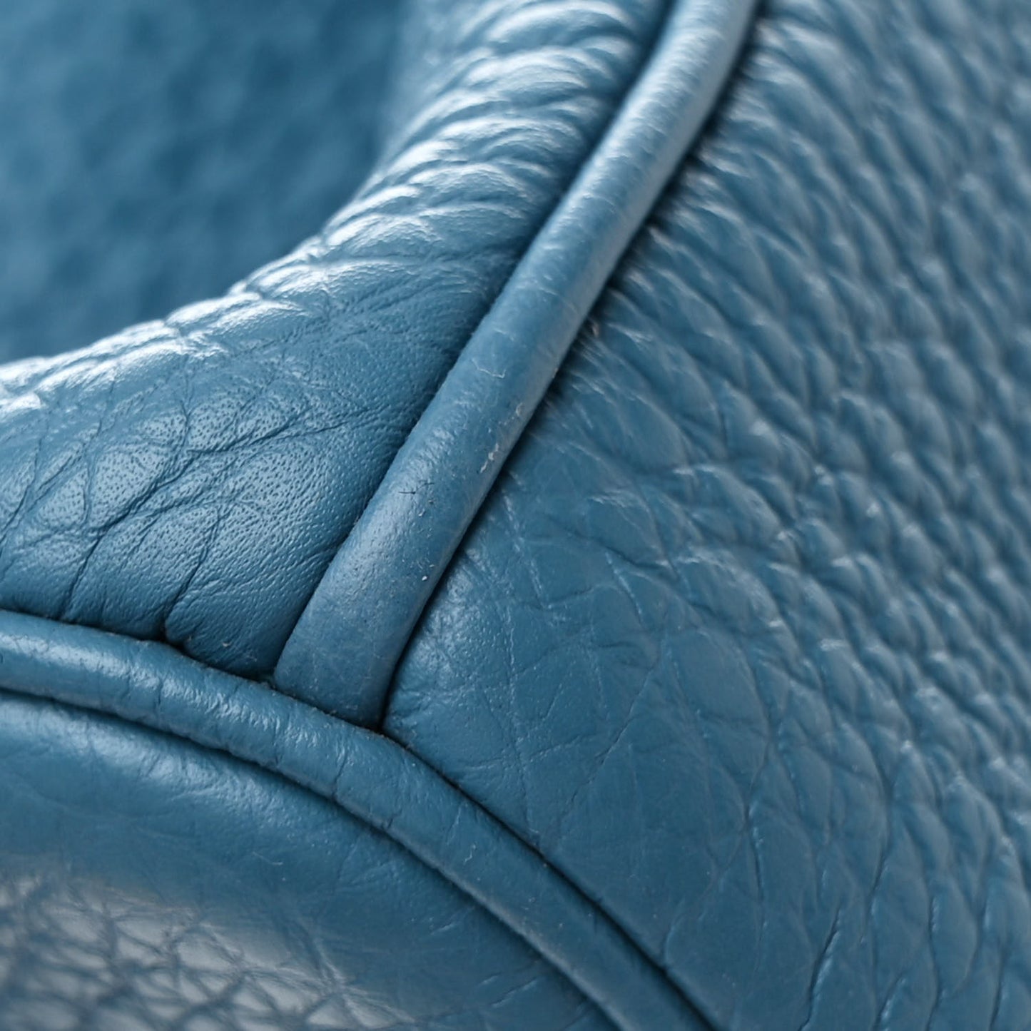 Togo Birkin 35 Blue Jean