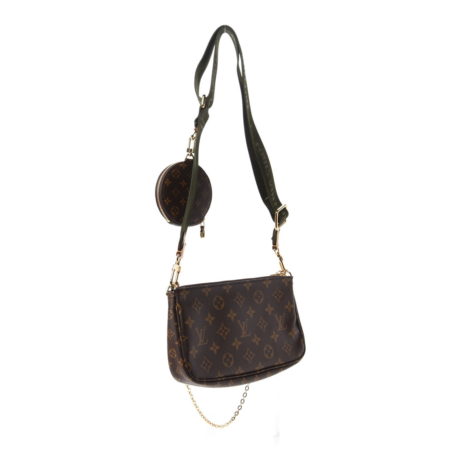 Louis Vuitton Monogram Multi Pochette Accessories Kaki 3 of 10