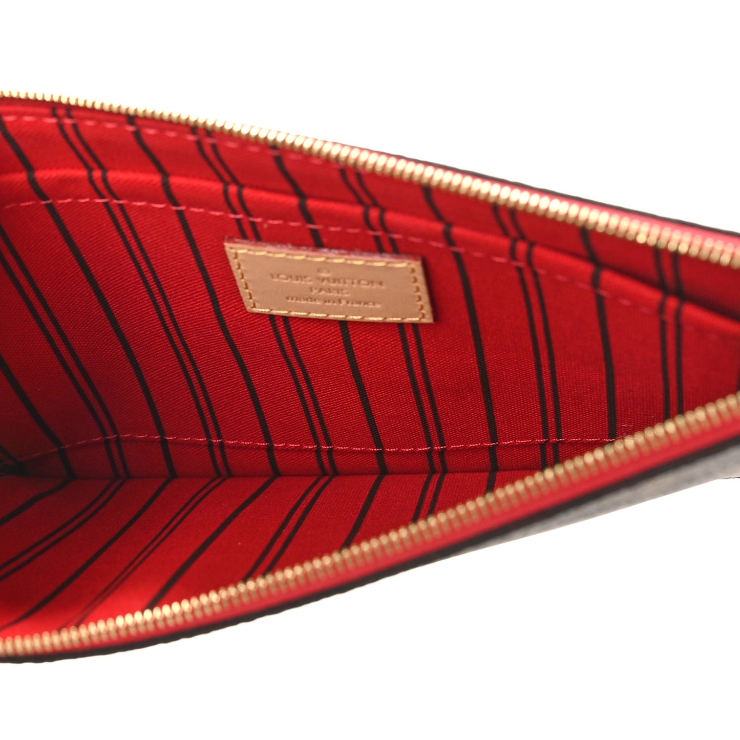 Monogram Neverfull MM GM Pochette Cherry