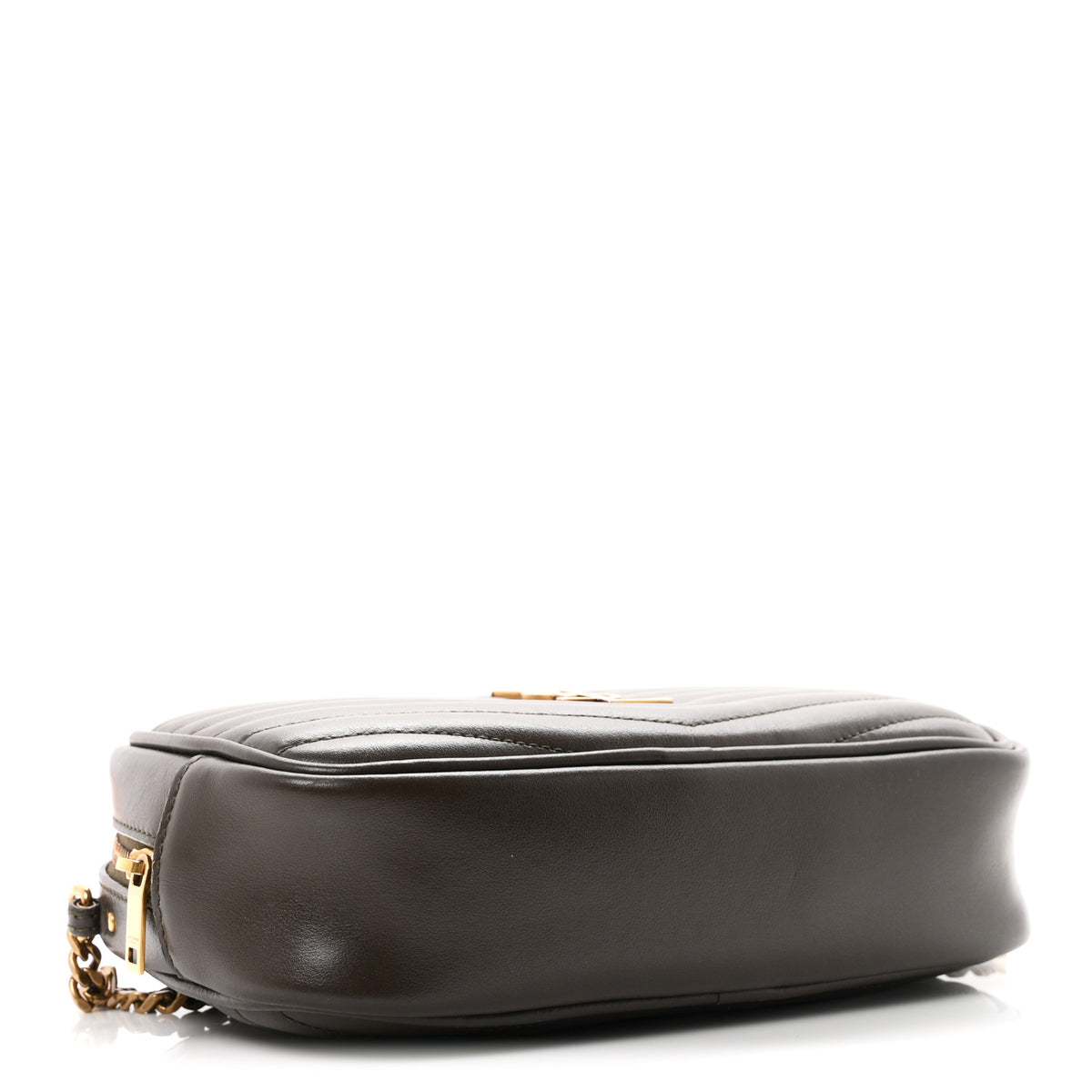 Saint Laurent Calfskin Matelasse Monogram Mini Lou Camera Bag Light Musk 4 of 11