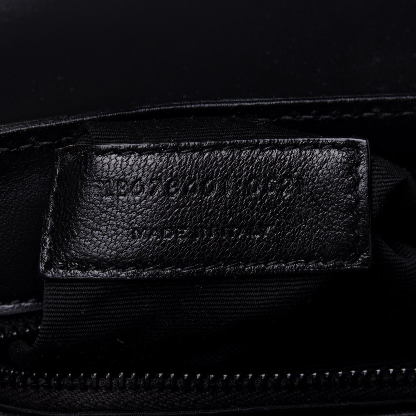 Calfskin Y Quilted Monogram Toy Loulou Crossbody Bag Black