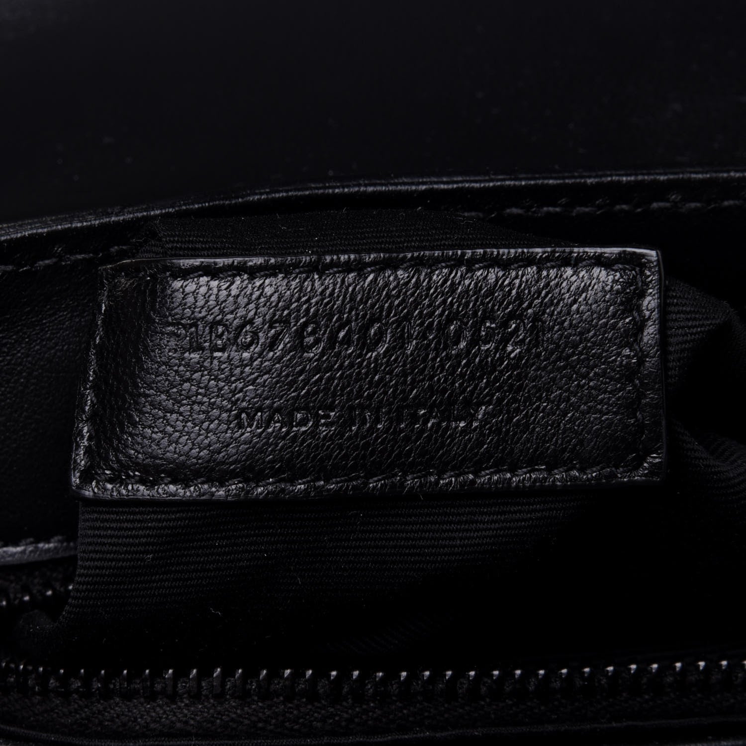 Saint Laurent Calfskin Y Quilted Monogram Toy Loulou Crossbody Bag Black 9 of 11