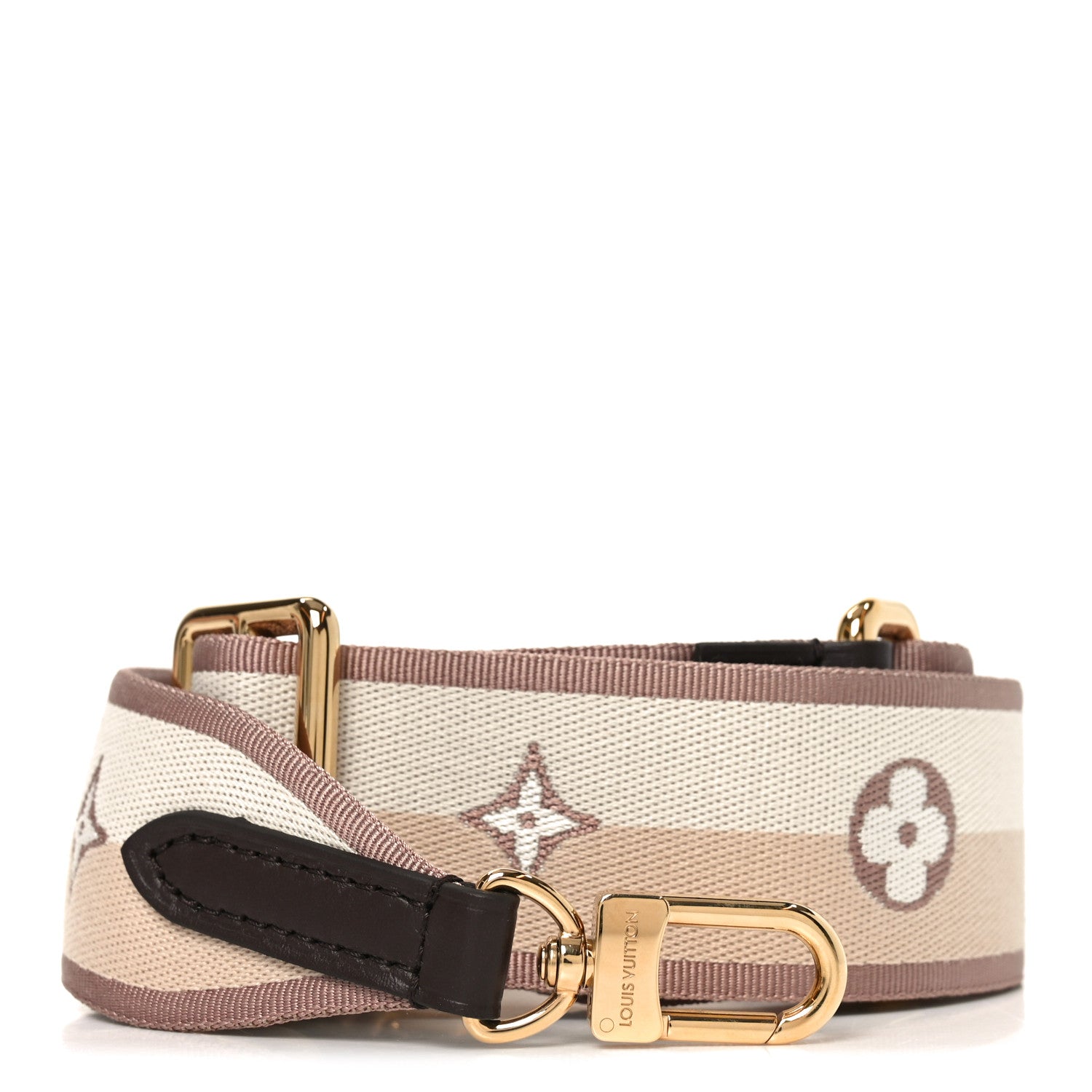 Louis Vuitton Jacquard Speedy Bandouliere 20 Shoulder Strap Beige Brown 1 of 3