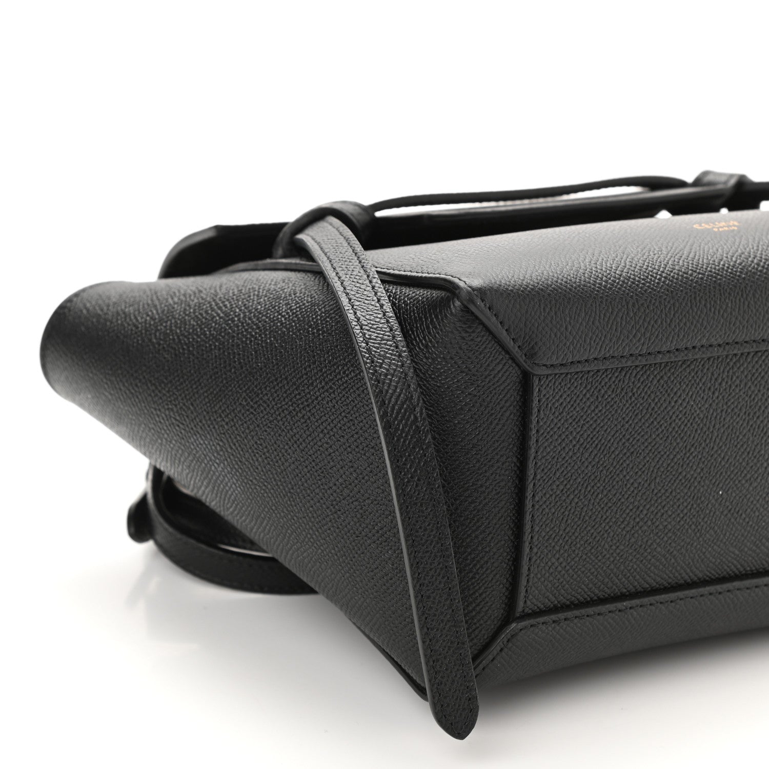 Celine Grained Calfskin Nano Belt Bag Black 8 of 10