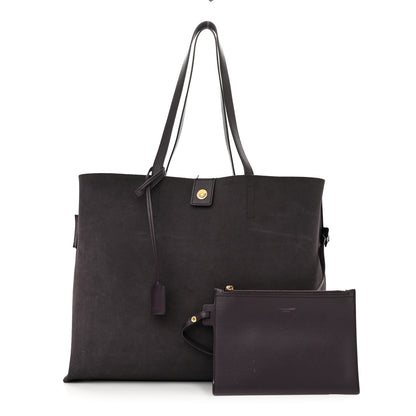 Saint Laurent Calfskin Large Shopping Tote Violet 2 of 19