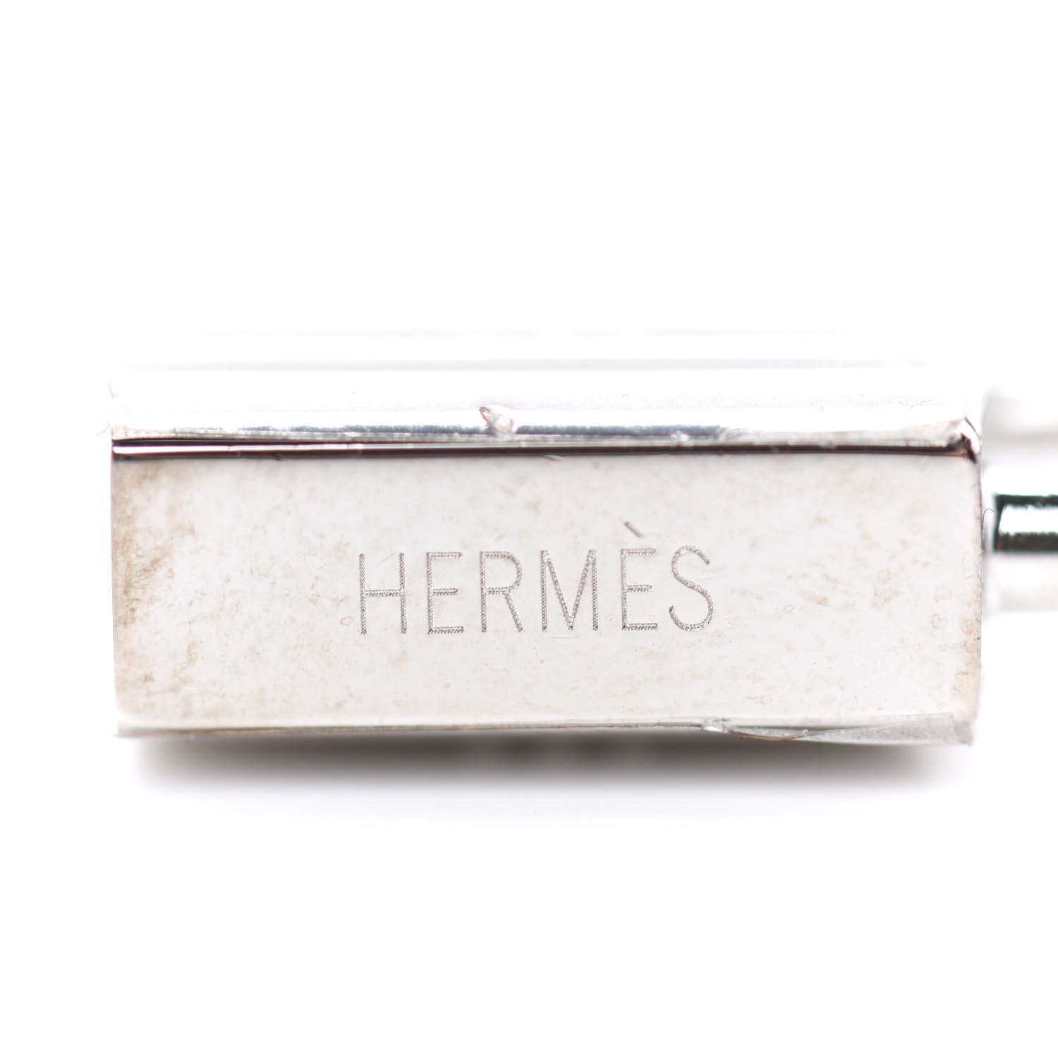 Hermes Palladium Breloque Bag Charm Silver 4 of 5