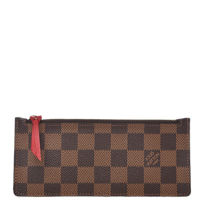 Louis Vuitton Damier Ebene Josephine Wallet Zippered Insert 1 of 6