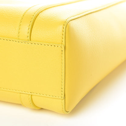 Balenciaga Smooth Calfskin Logo XXS Everyday Tote Jaune Soleil Black 6 of 9
