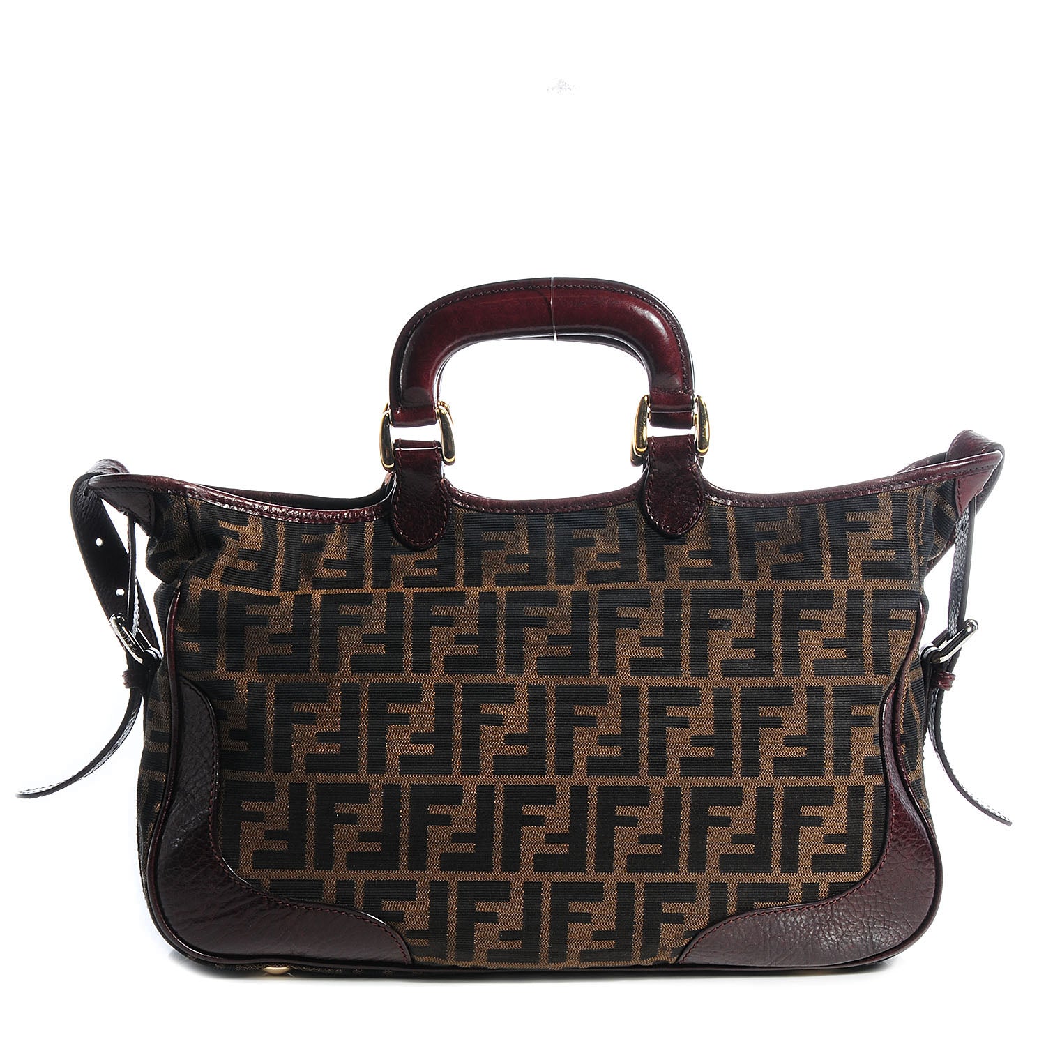Fendi Zucca Hobo It Bag Tobacco 1 of 11