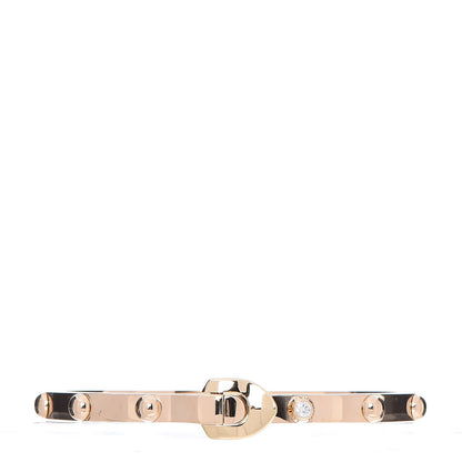 Louis Vuitton 18K Yellow Gold Diamond Clous Bracelet 17 1 of 7
