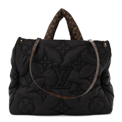 Louis Vuitton Econyl Monogram Pillow Giant Onthego GM Black 1 of 11