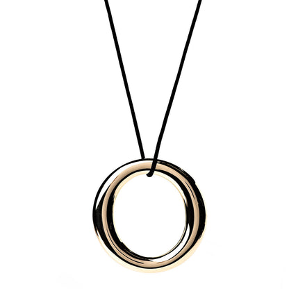 Tiffany 18K Yellow Gold Silk Elsa Peretti Sevillana Pendant Necklace 1 of 6