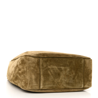 Saint Laurent Suede Large Le 5 A 7 Soft Hobo New Barley 4 of 9