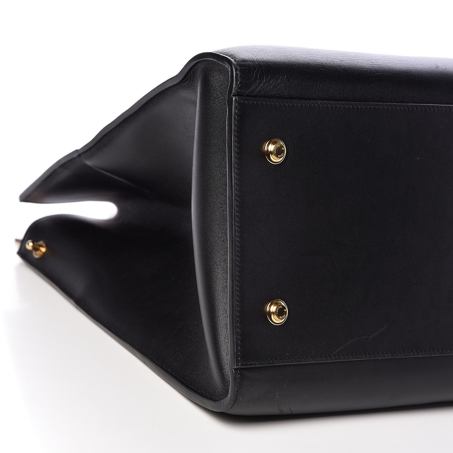 Louis Vuitton Calfskin City Steamer XL Black Creme Bourgogne 9 of 15
