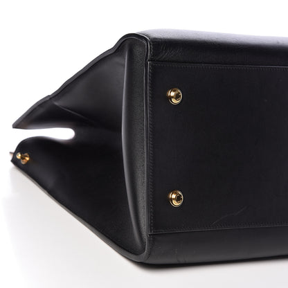Louis Vuitton Calfskin City Steamer XL Black Creme Bourgogne 9 of 15