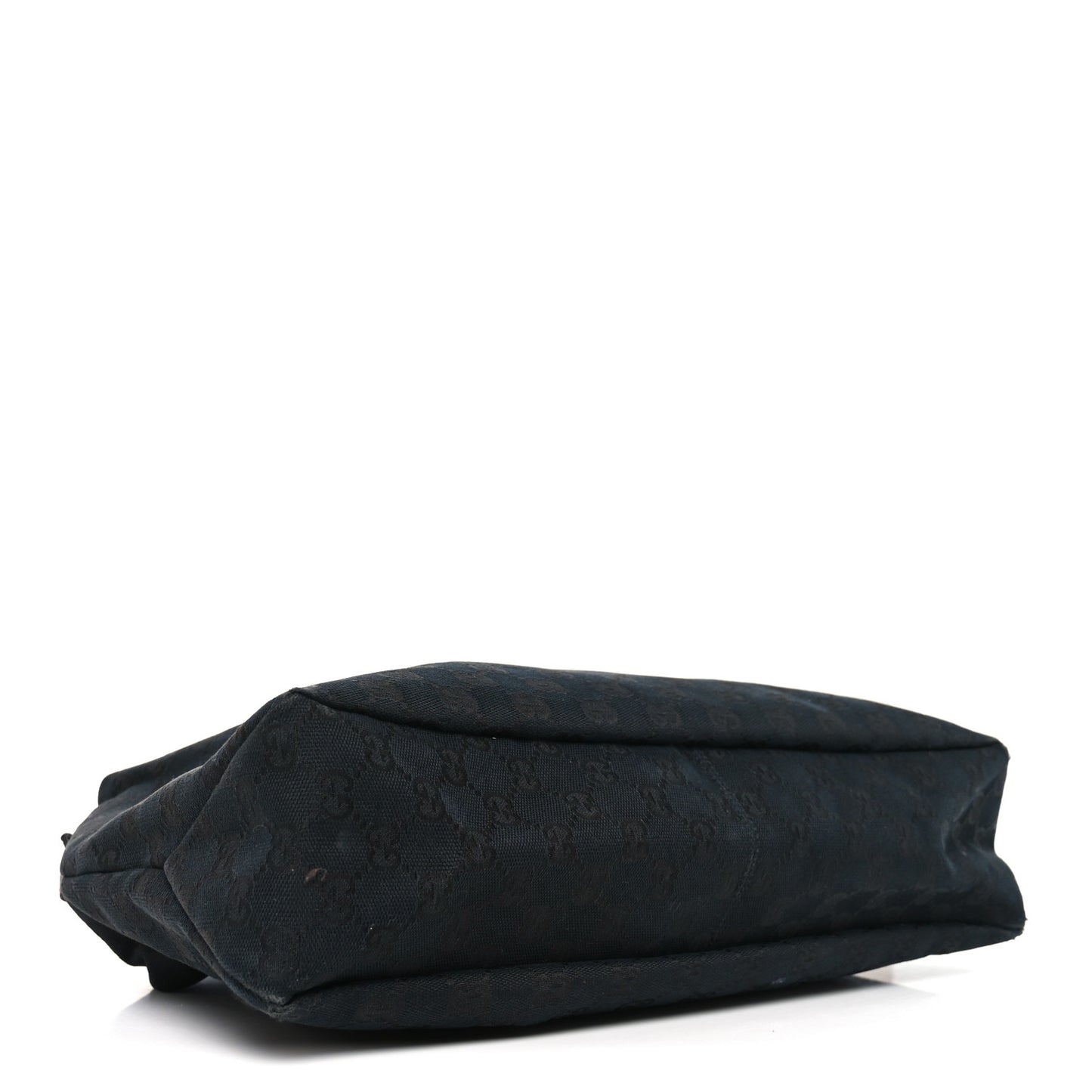 Monogram Medium Horsebit Chain Hobo Black