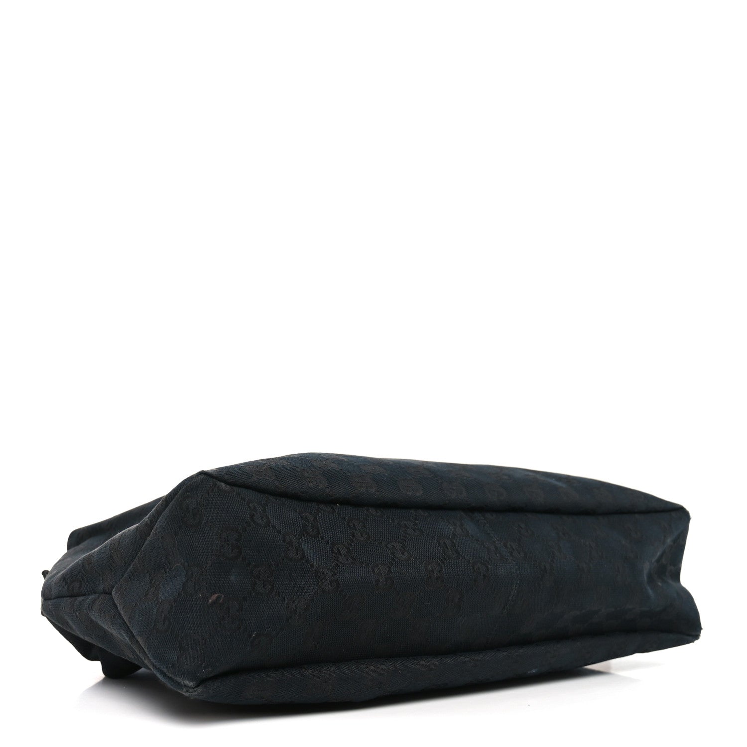 Gucci Monogram Medium Horsebit Chain Hobo Black 4 of 9