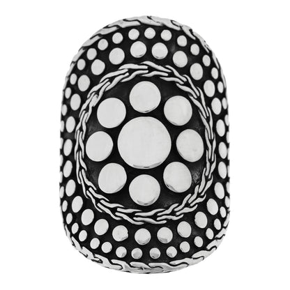 John Hardy Sterling Silver Dot Nuansa Ring 56 7.5 1 of 4