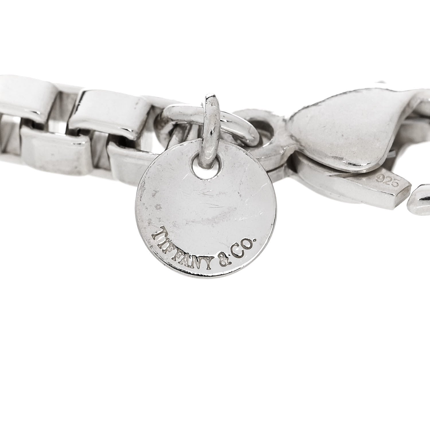 Tiffany Sterling Silver 4mm Venetian Link Bracelet 3 of 4