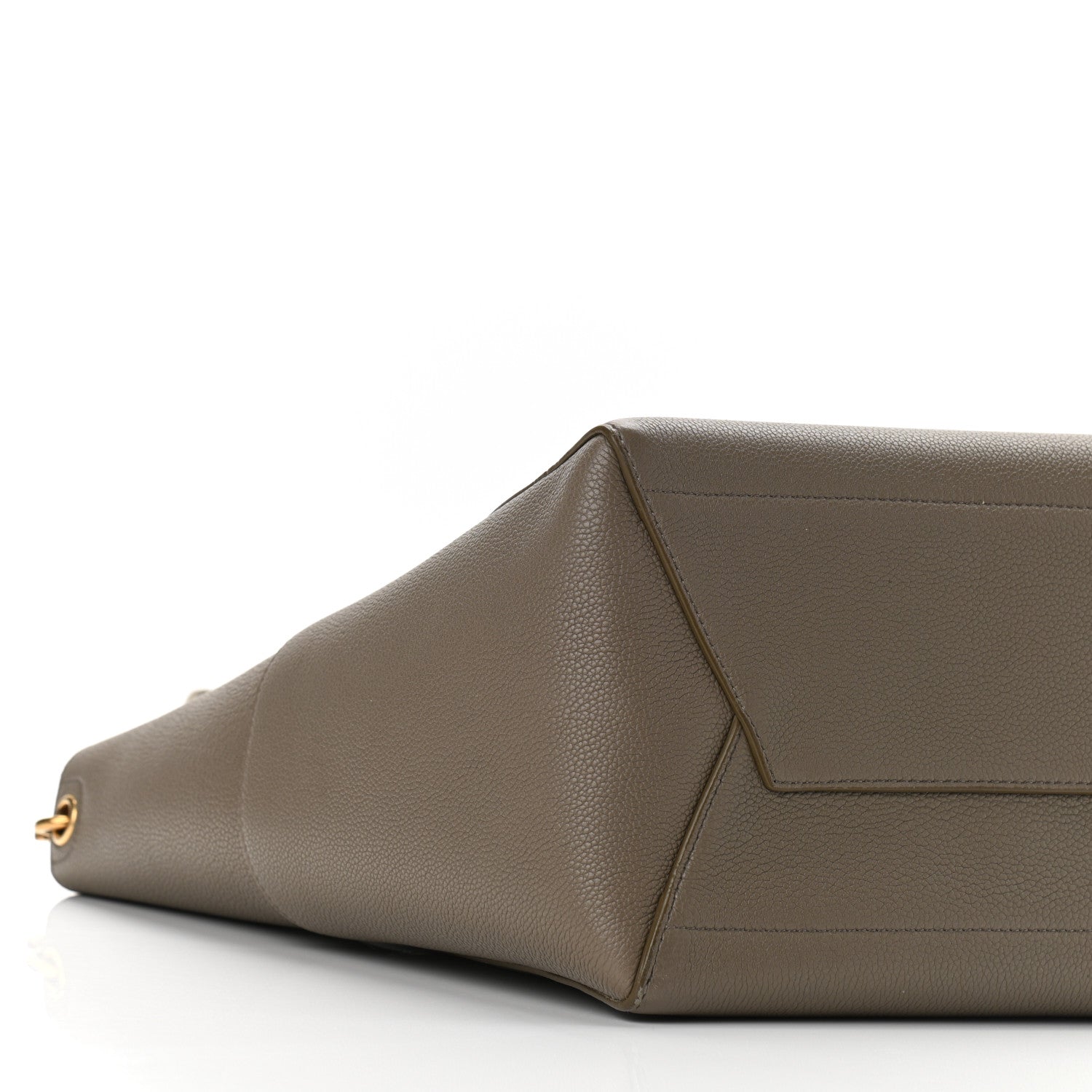 Celine Soft Grained Calfskin Sangle Bucket Bag Taupe 8 of 9