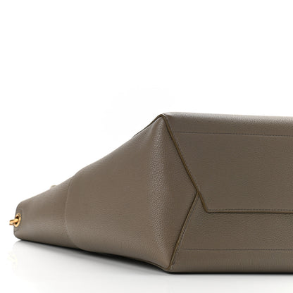 Celine Soft Grained Calfskin Sangle Bucket Bag Taupe 8 of 9