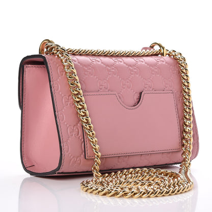 Gucci Guccissima Small Padlock Shoulder Bag Rose Baby Candy 4 of 9