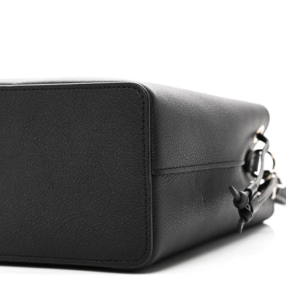 Louis Vuitton Calfskin Nano Lockme Bucket Black 9 of 10